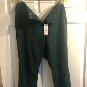 New York and company forest green pants.  NWT.